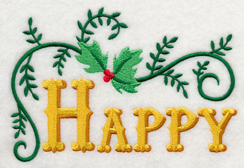 Classic Holiday Wishes - Happy