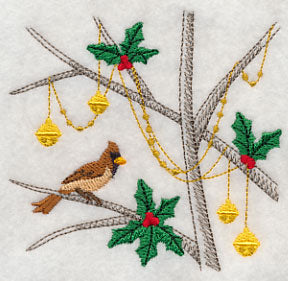 Branching Out with Christmas - Cardinal (Female)