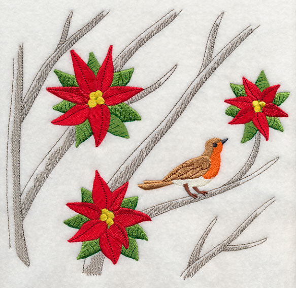 Branching Out with Christmas - European Robin