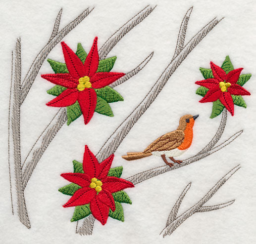 Branching Out with Christmas - European Robin