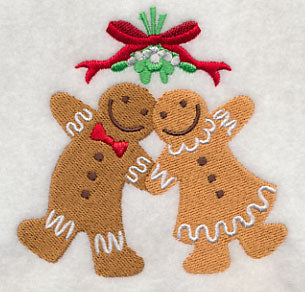 Meet Me Under the Mistletoe - Gingerbread Man & Woman