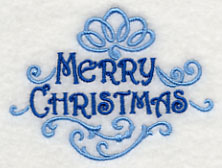 Fa La La Filigree Merry Christmas