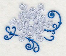 Fa La La Filigree Snowflake 3