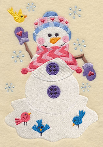 Button Snowman 3