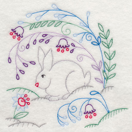 Winter Woodland Rabbit (Vintage)