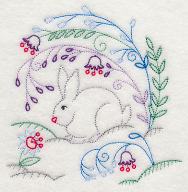 Winter Woodland Rabbit (Vintage)