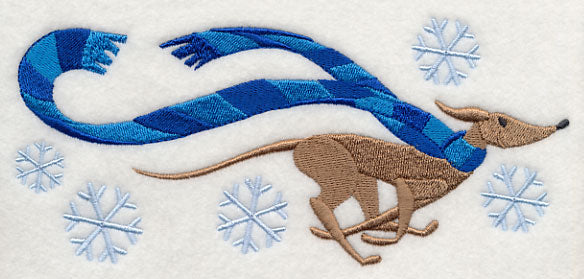 Wrapped Up in Winter Greyhound
