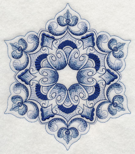 Delft Blue Snowflake 1