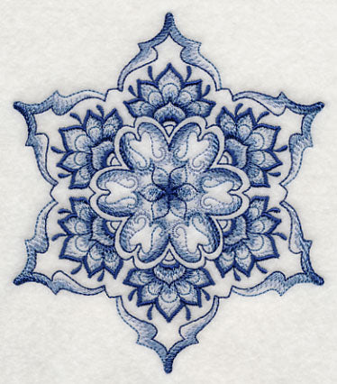 Delft Blue Snowflake 2