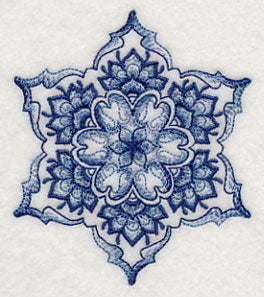 Delft Blue Snowflake 2