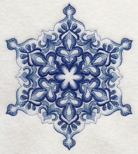 Delft Blue Snowflake 4