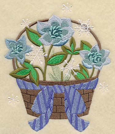 Winter Flower Basket 4