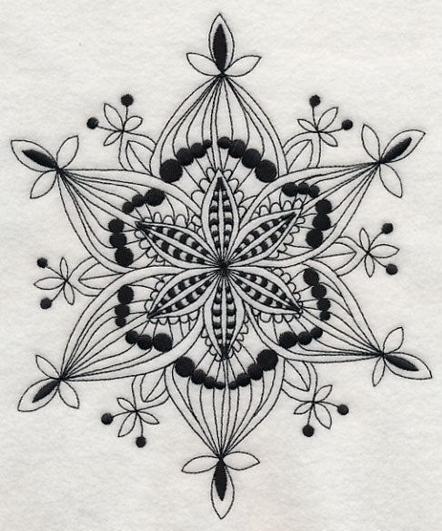 Snowflake Symphony 4 (Blackwork)