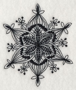 Snowflake Symphony 4 (Blackwork)