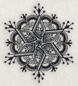 Snowflake Symphony 5 (Blackwork)