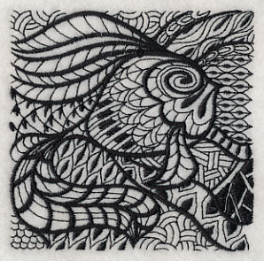 Undersea Elegance (Blackwork)