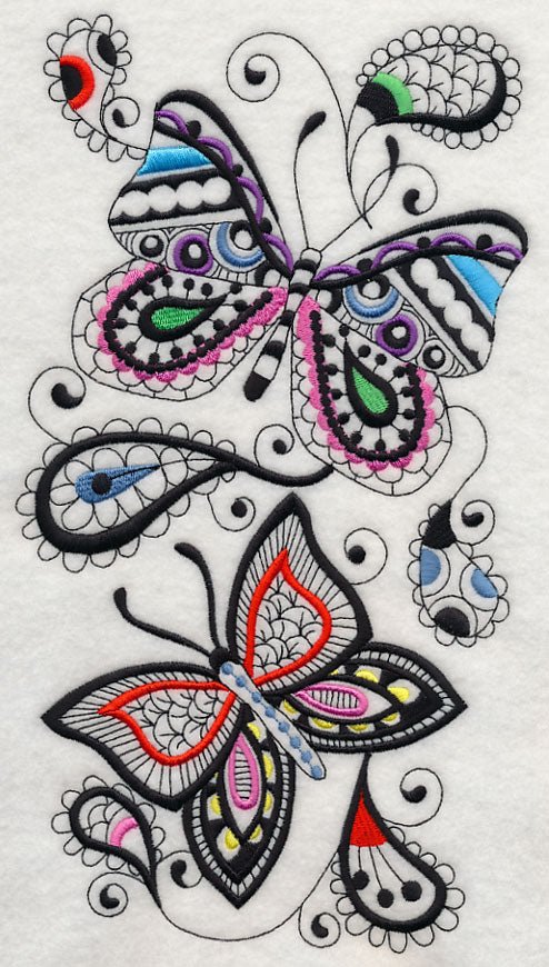 Butterfly Fantasy (Blackwork)
