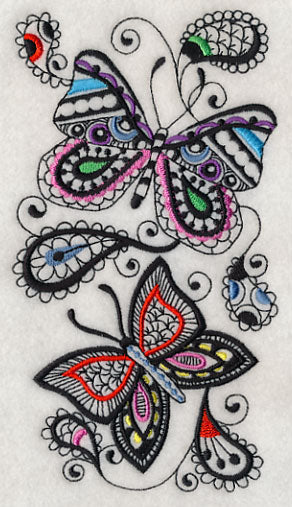 Butterfly Fantasy (Blackwork)