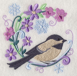Winter Chickadee Wreath