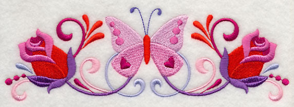 Butterfly Kisses Border