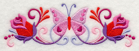 Butterfly Kisses Border