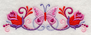 Butterfly Kisses Border