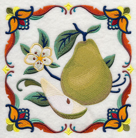 Majolica Pear Square