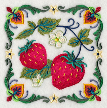 Majolica Strawberry Square