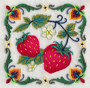 Majolica Strawberry Square