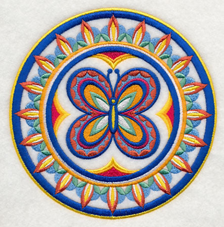 Majolica Butterfly Medallion