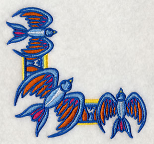 Majolica Bird Corner