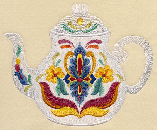 Majolica Tea Party - Teapot