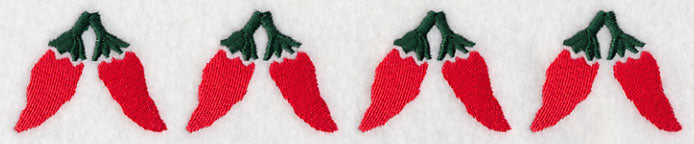 Comic Chili Pepper Border