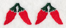 Comic Chili Pepper Border (Pair)