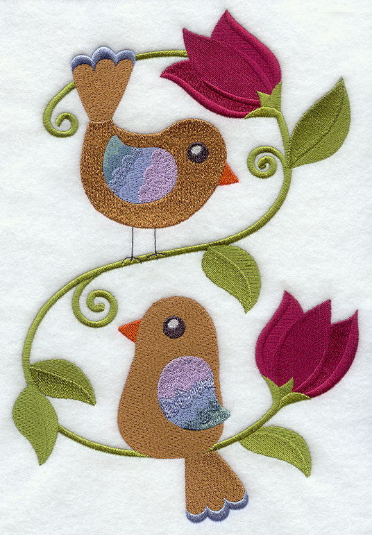 Peaceful Perching Pair