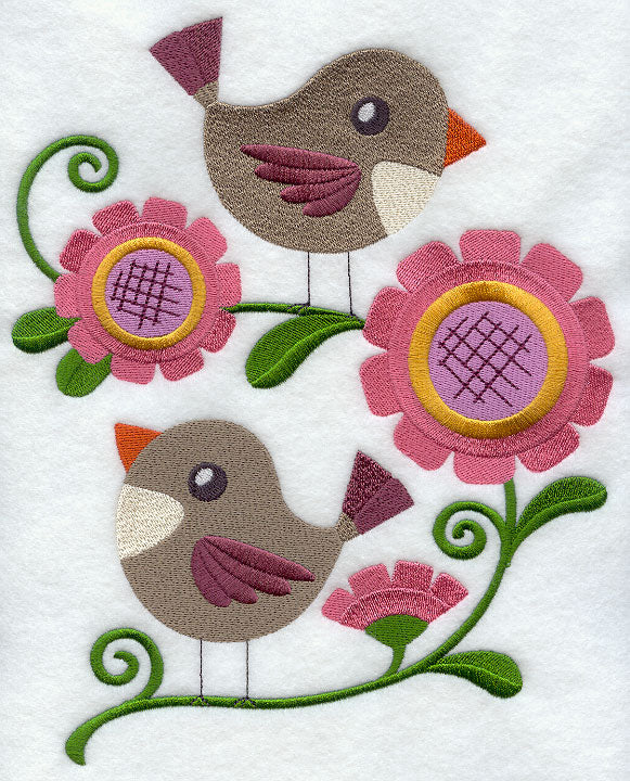 Pleasant Perching Pair