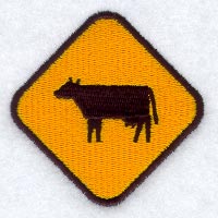 XING Cow Sign