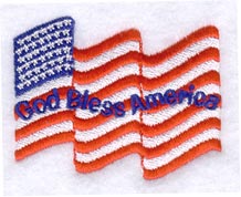 God Bless America Flag