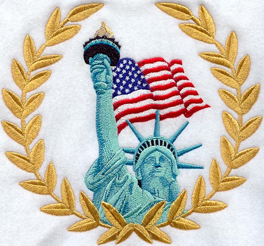 Statue Of Liberty W/Wreath