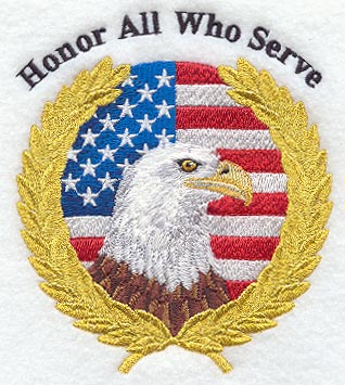 Eagle & Honor All Who Serve
