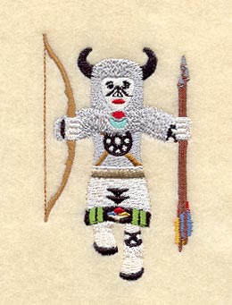 Buffalo Warrior Kachina