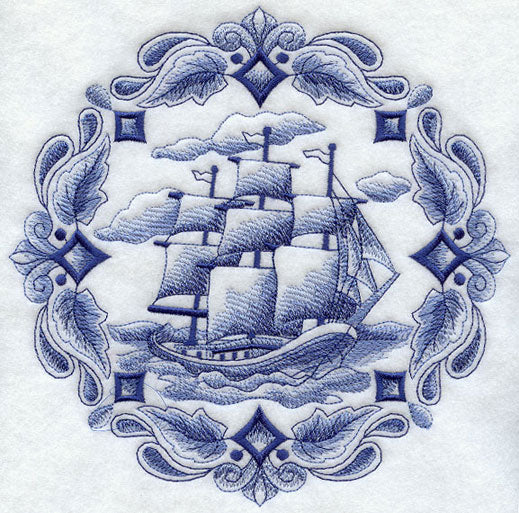 Delft Blue Tall Ship