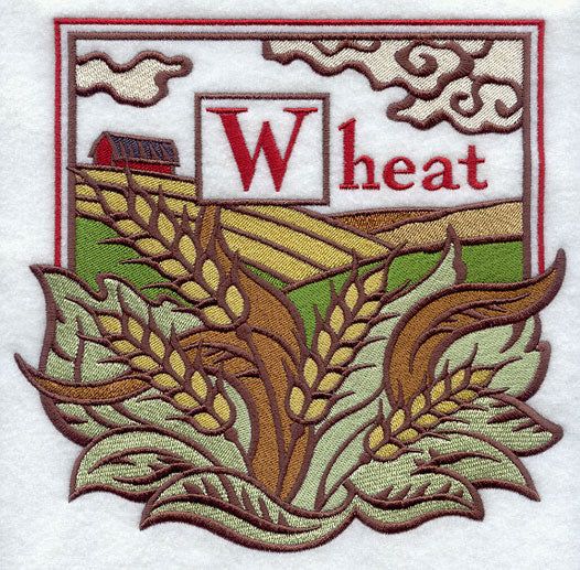 Wheat Woodcut