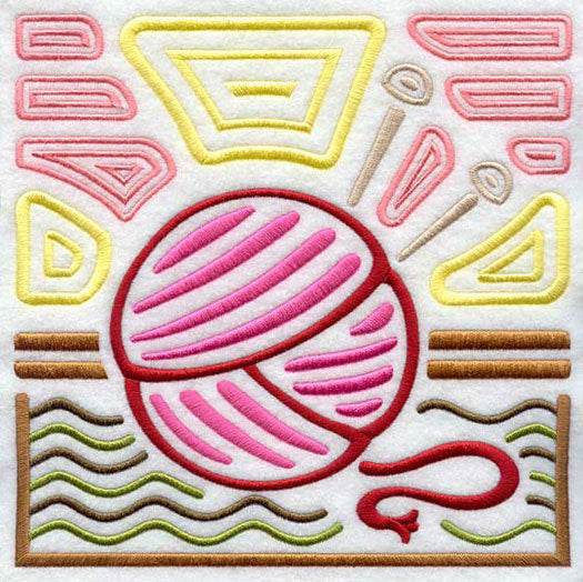 Mola Knitting Square