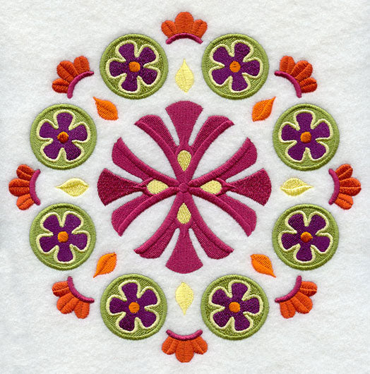 Stylin' Suzani Floral Circle 1