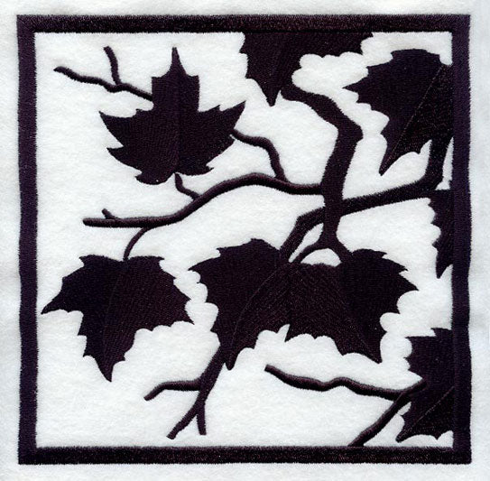 Leaves in the Breeze Silhouette