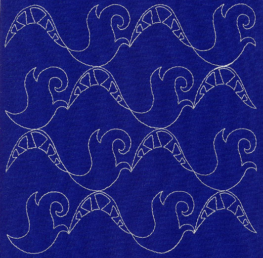 Ta-Tu Tail Sashiko Square