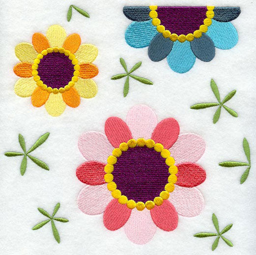 Flower Power Square - Sprouts