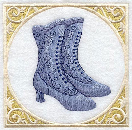 Victorian Boots and Frame