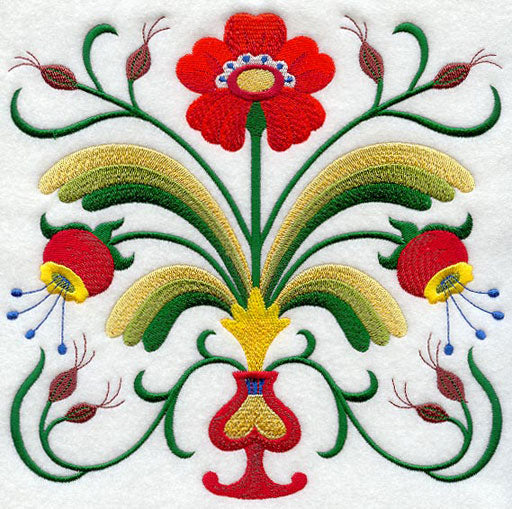 Swedish Folk Art Square